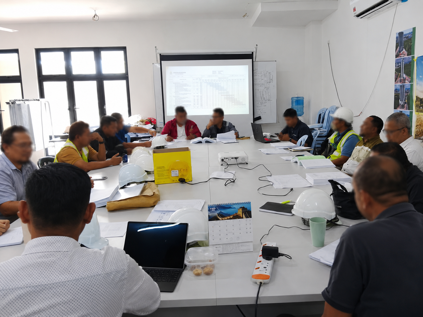 Asal Bina project coordination meeting