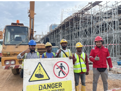 Scaffolding and structural works